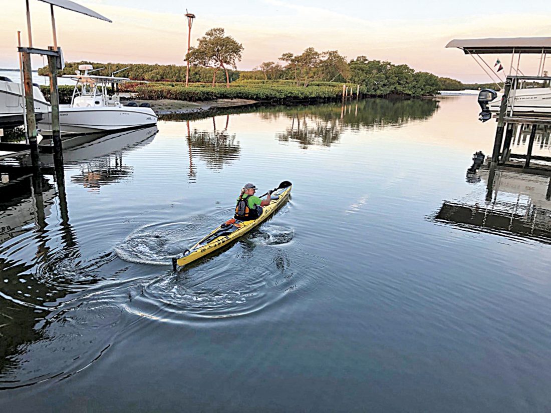 Islander makes 40mile kayak trip around Pine Island in one day News